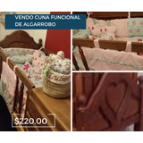 Cuna Funcional Con Cajonera De Algarrobo 