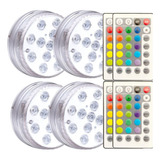 Kit Luminaria Led For Piscina Estanca Con Ventosa 4uds