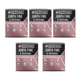 Rejunte Junta Fine Original Ceramfix - Kit 5 Unidades Cores