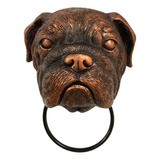 Simulação Animal Dog Head Knocker Resina Inglês