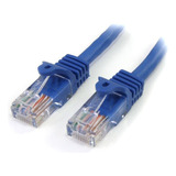 Cable 3m Azul De Red 100mbps Cat5e Ethernet Rj45 Snagless