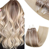 Extensiones Cabello Natural Rubio Balayage 14in 50gr