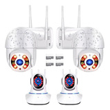 Kit 2 Camaras Ptz Exterior + 2 Camaras 3 Antenas + 4 Sd 32gb