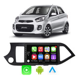 Kit Multimidia Carplay Kia Picanto 2011 2012 2013 2014 Waze