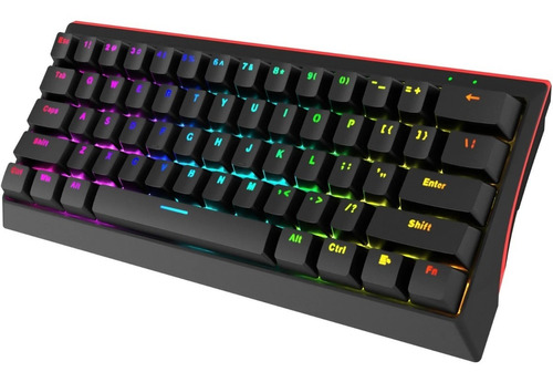 Teclado Mecanico Marvo Kg962 Rainbow 60% Switch Blue Usb 61