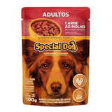 Alimento Special Dog Premium Especial Para Cachorro Adulto Todos Os Tamanhos Sabor Carne Em Saco De 100g