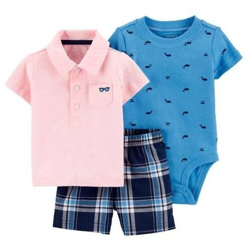 Carter´s! Conjunto De 3 Piezas Whale