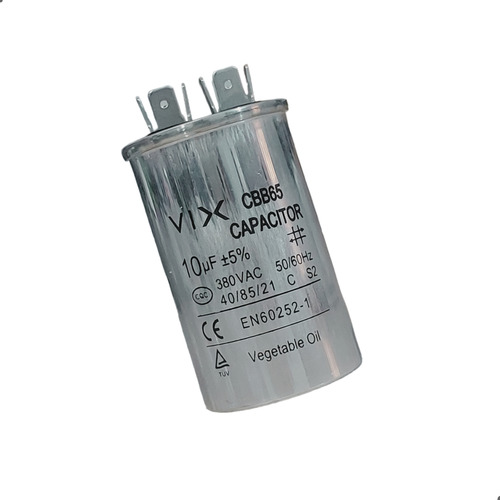 Capacitor 127v 10uf Motor Lava Louça Electrolux Li10b Le08s