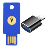 Yubico Security Key Nfc - Yubikey + Adaptador Usb Lightning