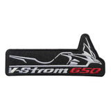 Parche Bordado Moto Suzuki  V-strom Vstrom 650 Cc Silueta M