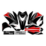 Stickers, Calca, Vinil, Para Moto 125z Moto Roja Mod-190