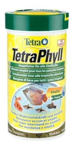 Alimento Tetra Phyll Spirulina Alga 20g Cilcidos Herviboros