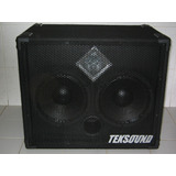 Caixa Teksound 2x10 C/ Driver P/ Baixo Cone Celulose