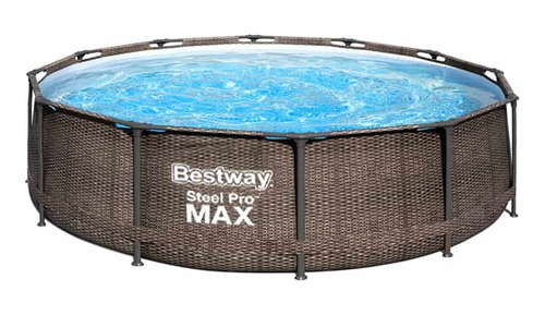 Piscina Estrutural 4678l Deluxe Rattan Circular Bestway