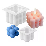 2pzs Molde De Silicon Molde 3d Velas Para Hornear Pastel