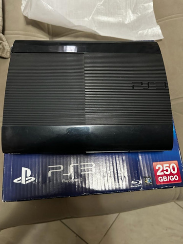 Playstation 3 250gb Com Controle + 8 Jogos