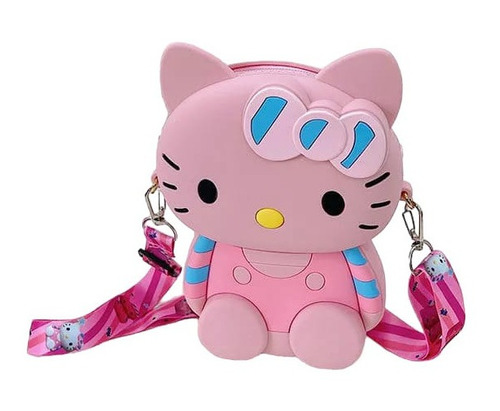 Bolsa Kitty Crossbody Monedero Sanrio Silicona Gatito 