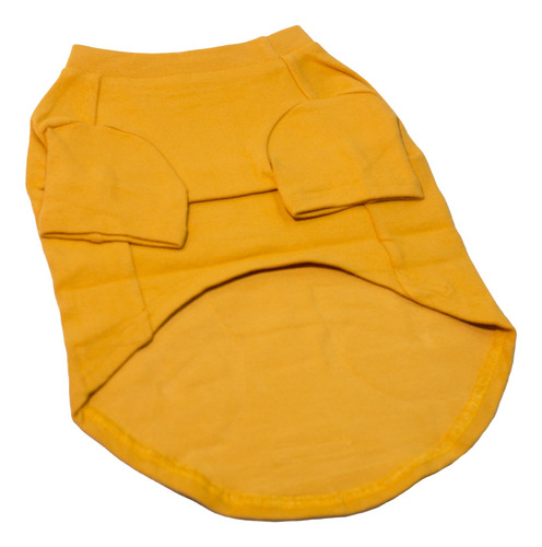 Polera Para Mascota Perro Gato Amarillo