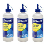 Adhesivo Silicona Liquida Pelikan 250 Ml Pack X 3 Unid