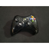 Control Xbox 360 Inalámbrico Cromado Negro