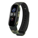 Correa Mi Band 5 Xiaomi Camuflaje + Pack 3 Micas Mb5