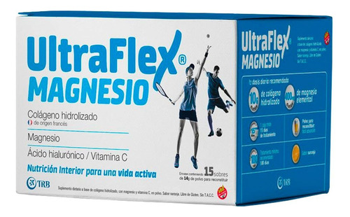 Ultraflex Magnesio X 15 Sobres Sabor Sin Sabor