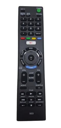 Control Remoto 503 Rmt-tx102d Para Smart Tv Sony Bravia 