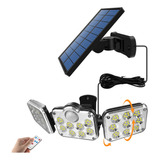 Llinpi® 138led Lampara Solar Exterior Led Con Sensor Control