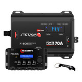 Fonte Automotiva Stetsom 70a Smart Charger Cooler+ Pro 2.4s