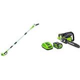 Greenworks 8' 40v Sierra Inalámbrica Para Polos, Batería No 