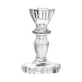 Candelabro De Vidrio Alto. 16x8,5 Cm