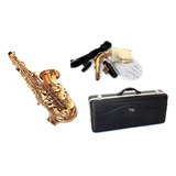 Saxo Alto Lincoln Winds Eb Con Llave De F# Con Accesorios