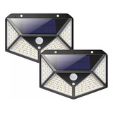 Kit Reflector Solar X 4 - Led Recargable Exterior Luz Frìa