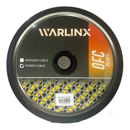  Cable Por Metro 100% Cobre  Cal.4  Ofc Warlinx Wcpw420