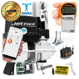 Kit Motor Portão Wifi Ppa Bv Jetflex 1,15m 1/4 Trava Suporte