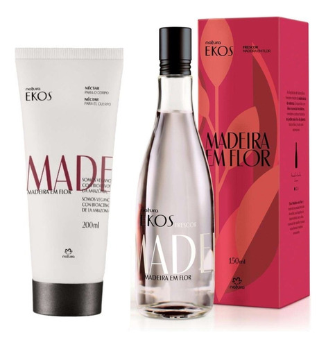 Set Ekos Madeira Em Flor Perfume 150ml + Crema 200ml Natura