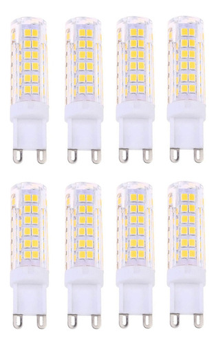 Kit 08 Lâmpadas De Led Halopim G9 15w Para Arandela Lustres