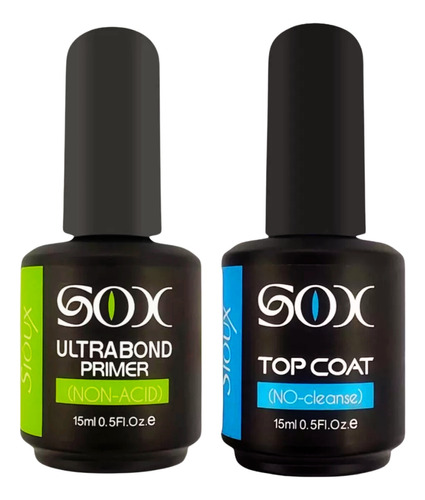 Kit Primer Top Coat Selante Unhas Gel Softgel Preparadores