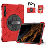 Funda Roja Para Samsung Galaxy Tab S8 Ultra 2022 14.6