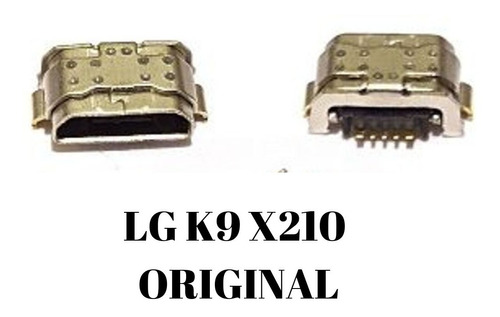Kit 05 Conector De Carga Usb LG K9 X210 Original