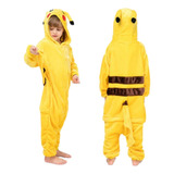 Mameluco Kigurumi Pijama Pokemon Pikachu Infantil 