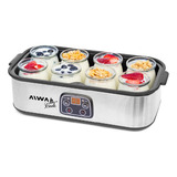  Yogurtera Eléctrica Digital Aiwa Aw-yg-816  8 Frascos 
