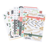 Scrapbooking Libro De 308 Pegatinas - Peppermint Kisses