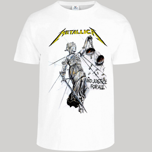 Playera Metallica And Justice For All Con Espalda Vintage 88