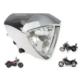 Faro Moto Chopper Forma Triangular Universal Envío Gratis