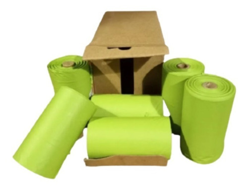 6 Rollos 90 Bolsas Biodegradable Desechable Para Desechos 