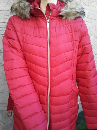 Campera Inflada Con Piel Tapado Impermeable Niña Importado