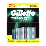 Carga Mach3 Leve 4 Refil Pague 3 Unidades - Gillette