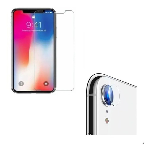 Película Vidro Frontal iPhone XS Xr Xs Max + Pelicula Câmera