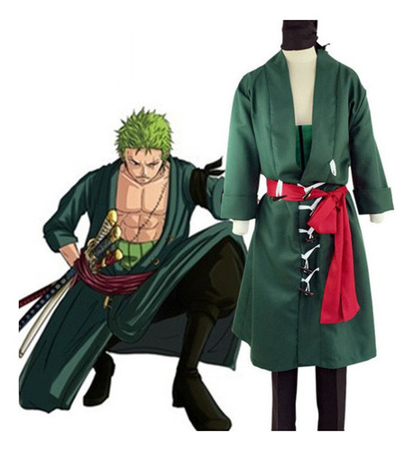 One Piece De Roronoa Zoro De Trajes De Festival De Cosplay C